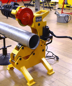 ipari elektromos hidraulikus görgős csővágó gép bérlése kölcsönzése